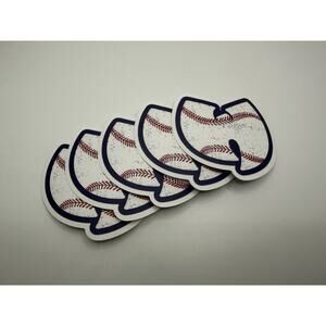 Wu-Tang Baseball Sticker Very High Quality Hip Hop 3” Matte Finish Lot Of 5